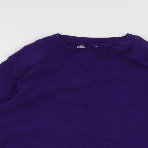 NEXT Boys Purple  100% Cotton Pullover Sweatshirt Size 10 Years  Pullover