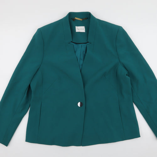 Eastex Womens Green   Jacket Blazer Size 14  Button