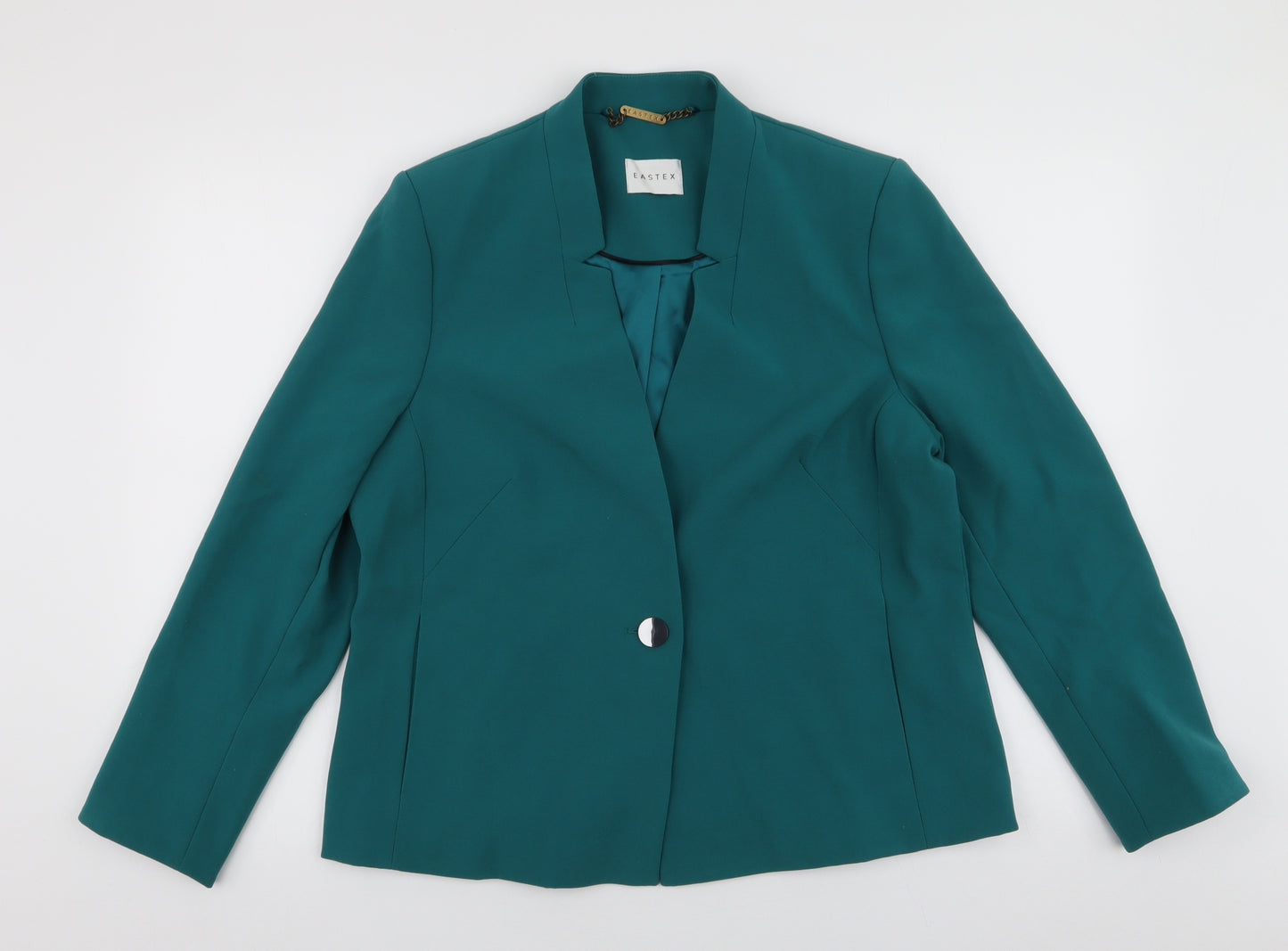 Eastex Womens Green   Jacket Blazer Size 14  Button