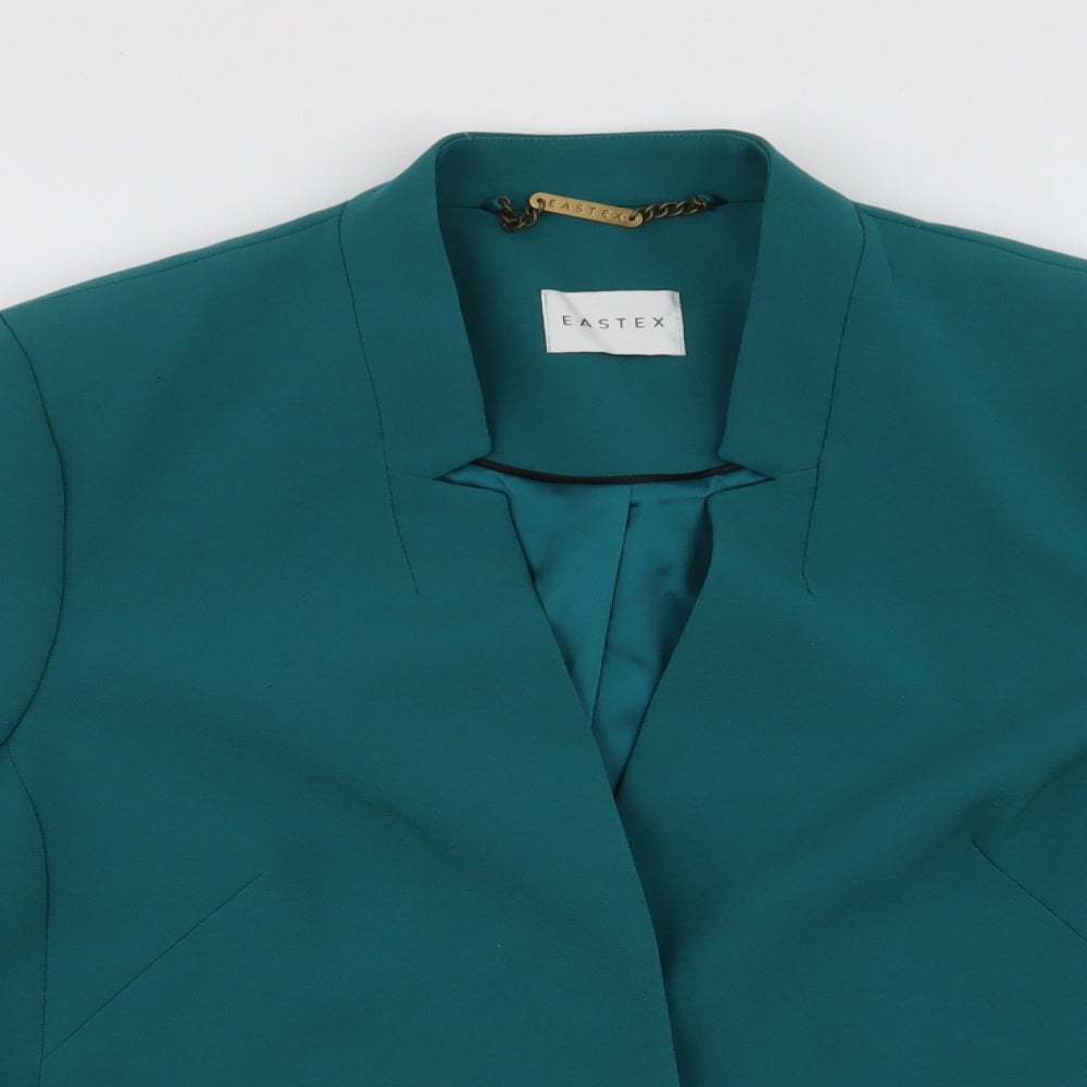 Eastex Womens Green   Jacket Blazer Size 14  Button