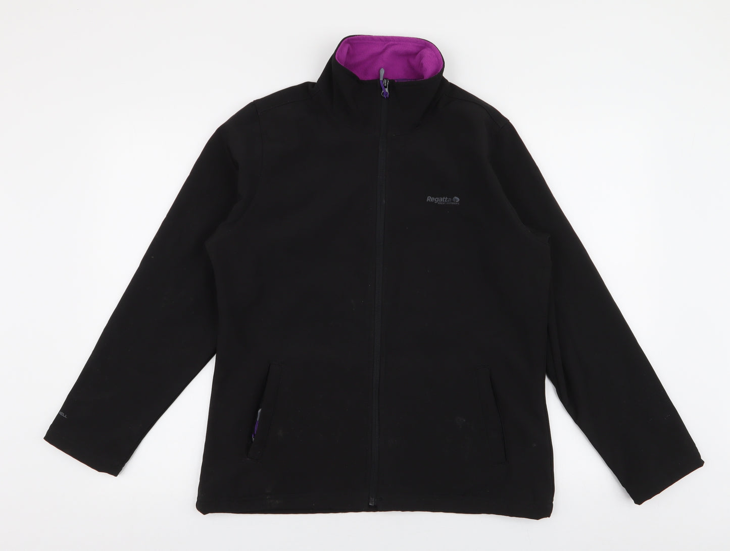 Regatta Womens Black   Jacket  Size 14  Zip