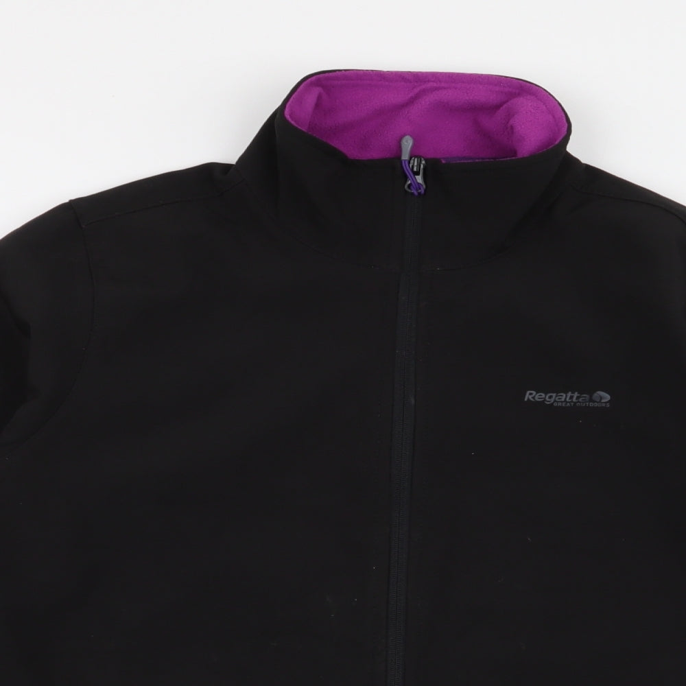 Regatta Womens Black   Jacket  Size 14  Zip