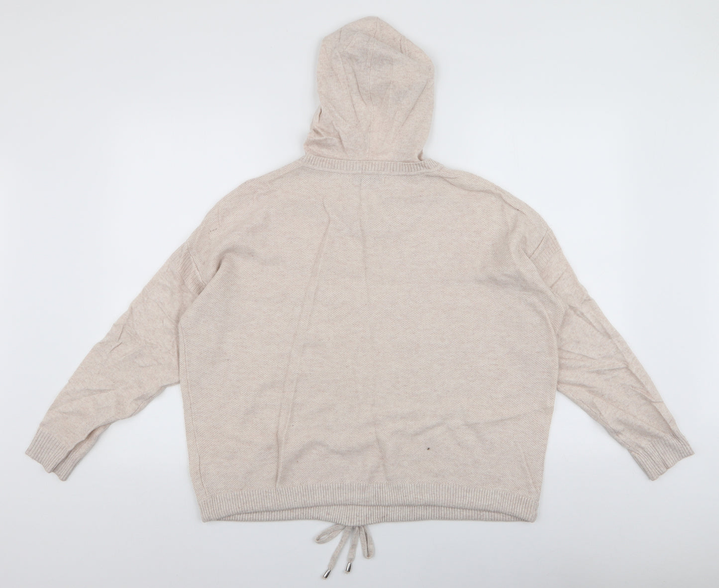 NEXT Womens Beige  Polyester Pullover Hoodie Size 14  Pullover
