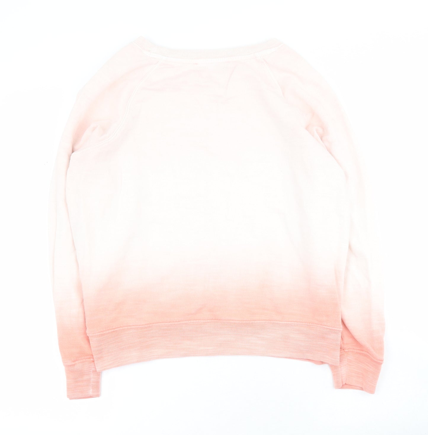 Marks and Spencer Womens Pink  100% Cotton Pullover Sweatshirt Size 14  Pullover - Ombre