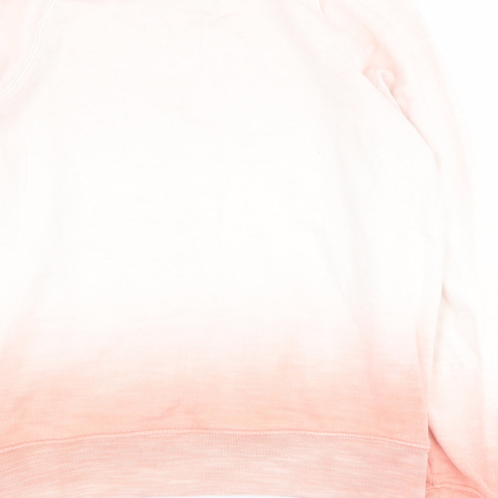 Marks and Spencer Womens Pink  100% Cotton Pullover Sweatshirt Size 14  Pullover - Ombre