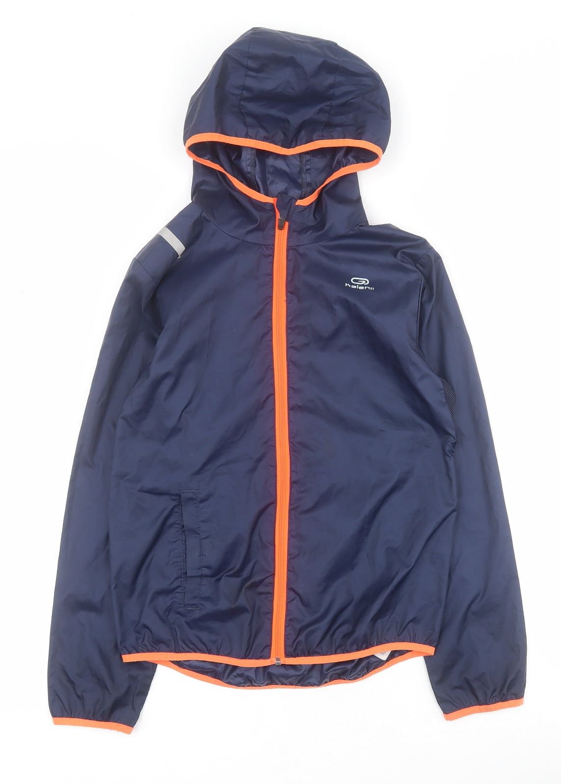 DECATHLON Boys Blue   Rain Coat Coat Size 8 Years  Zip