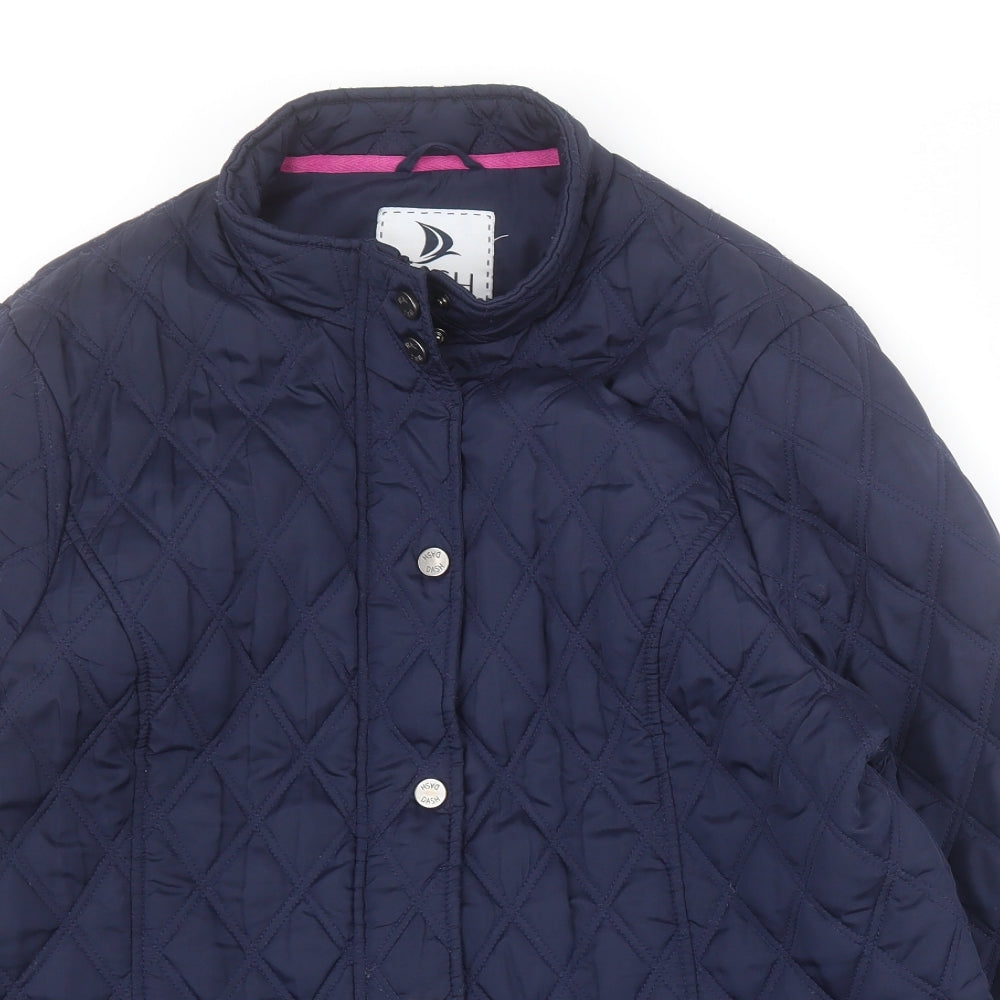 DASH Womens Blue   Quilted Coat Size 18  Zip
