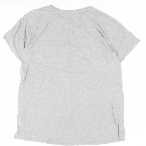 George Womens Grey Solid Cotton Top Dress Size 12   - Mum