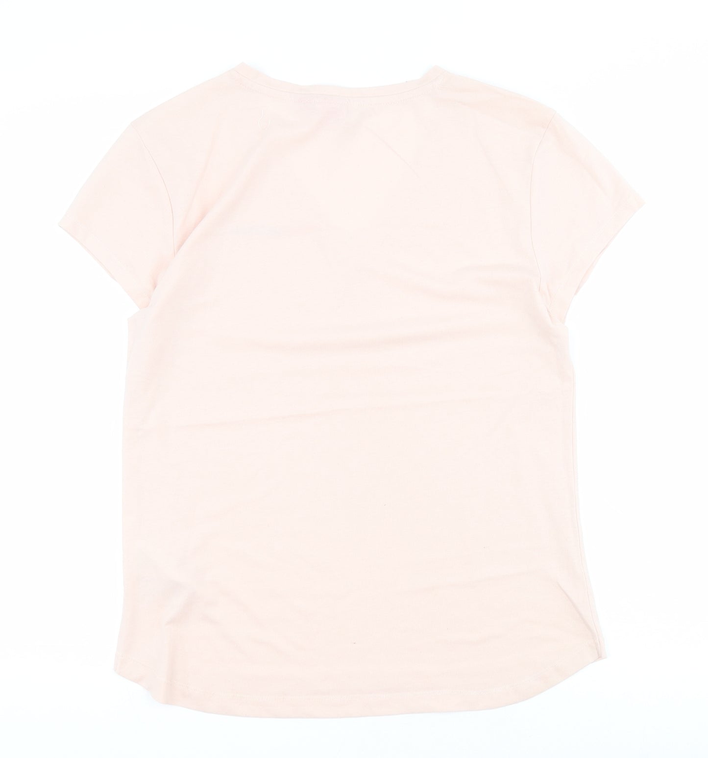 LA Gear Womens Pink  Polyester Basic Polo Size 12 V-Neck