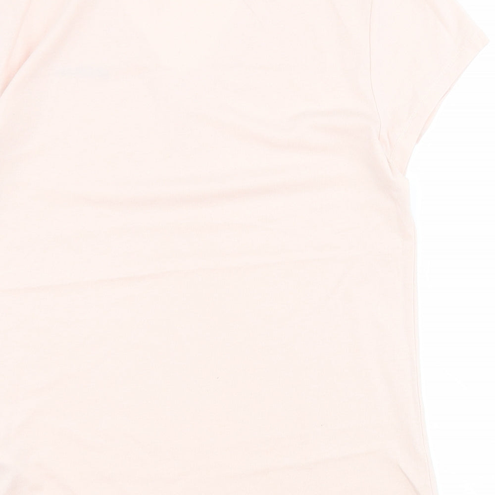 LA Gear Womens Pink  Polyester Basic Polo Size 12 V-Neck