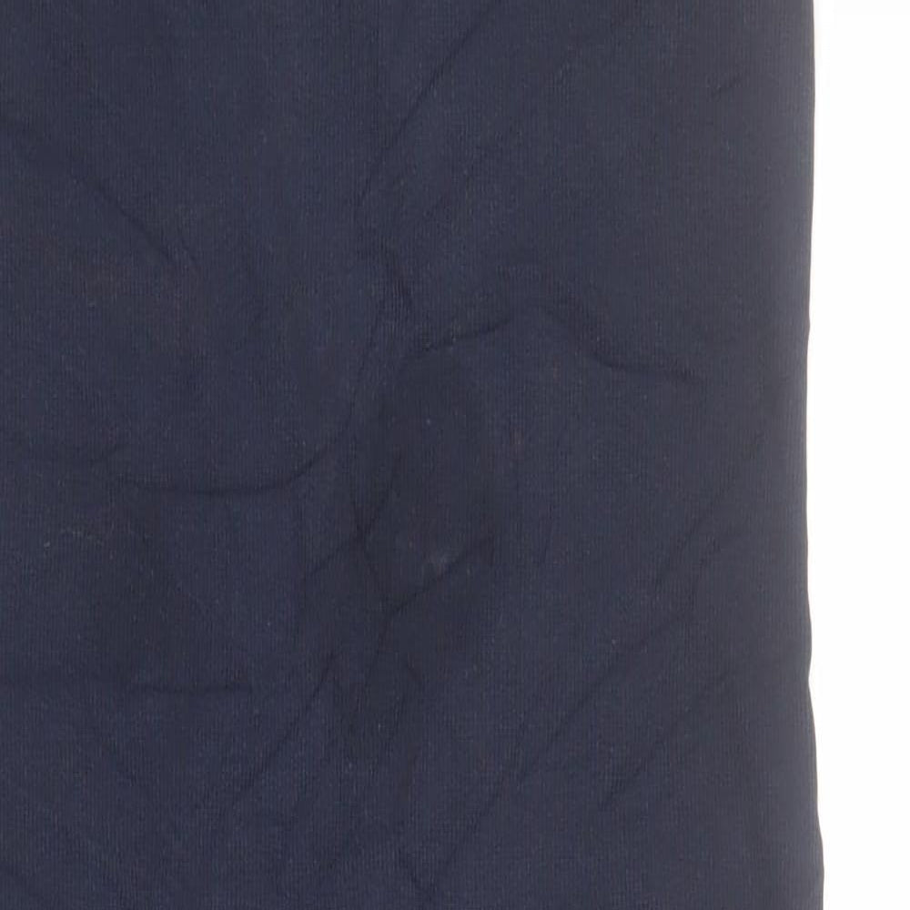 Marks and Spencer Womens Blue  Cotton Bodycon  Size 14  Round Neck Pullover