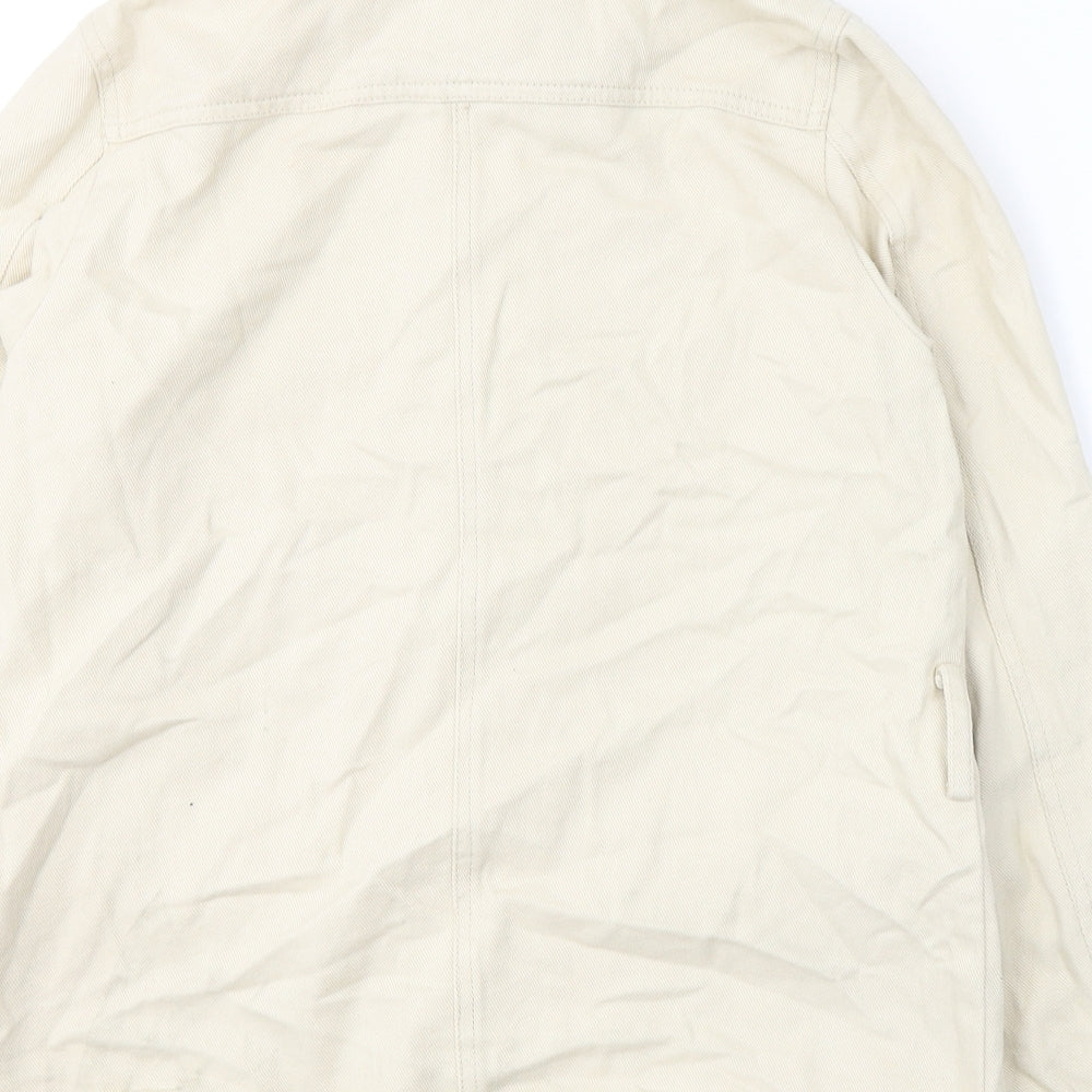 Primark Womens Beige   Jacket  Size 6  Button