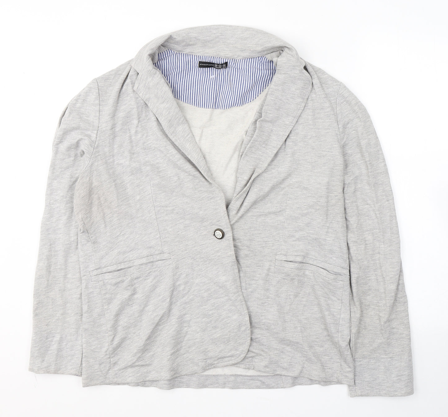 Atmosphere Womens Grey   Jacket Blazer Size 20  Button