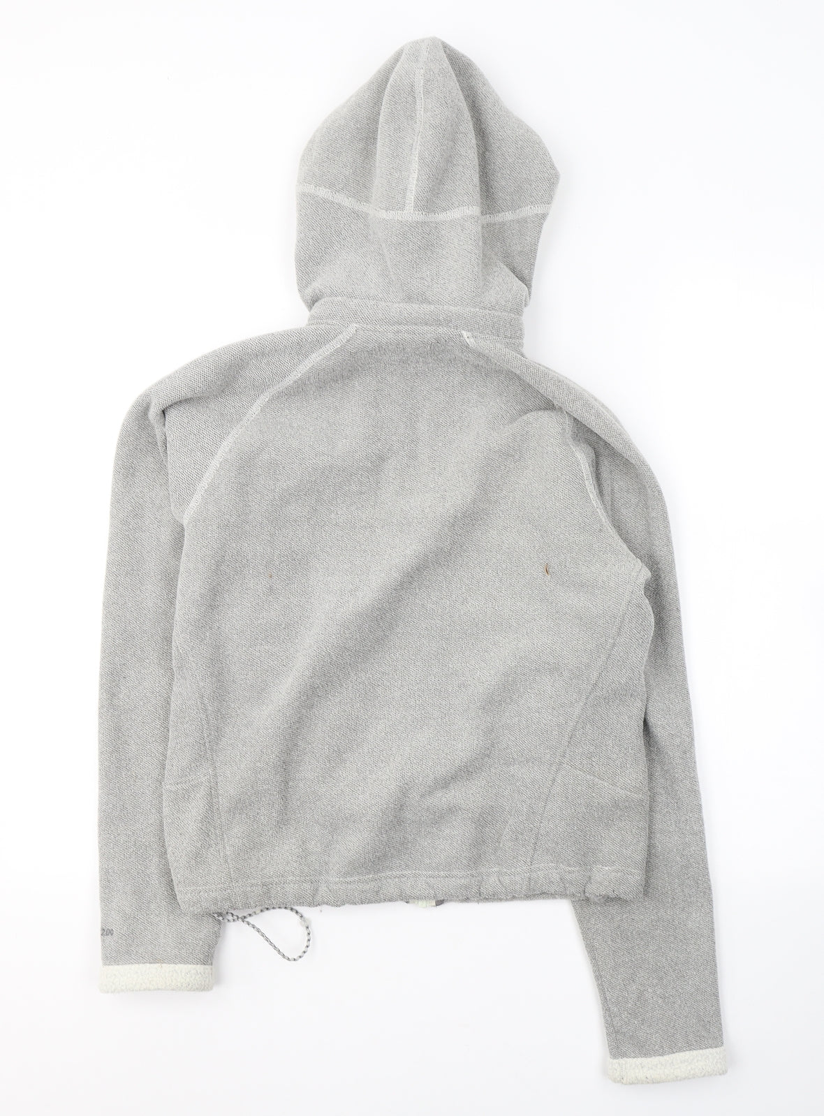 The North Face Womens Grey  Polyester Full Zip Hoodie Size S  Zip