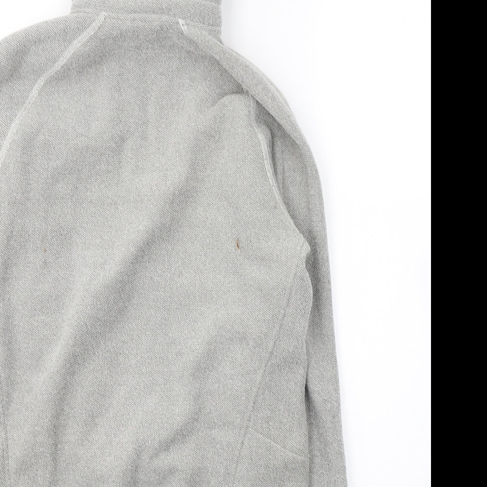 The North Face Womens Grey  Polyester Full Zip Hoodie Size S  Zip