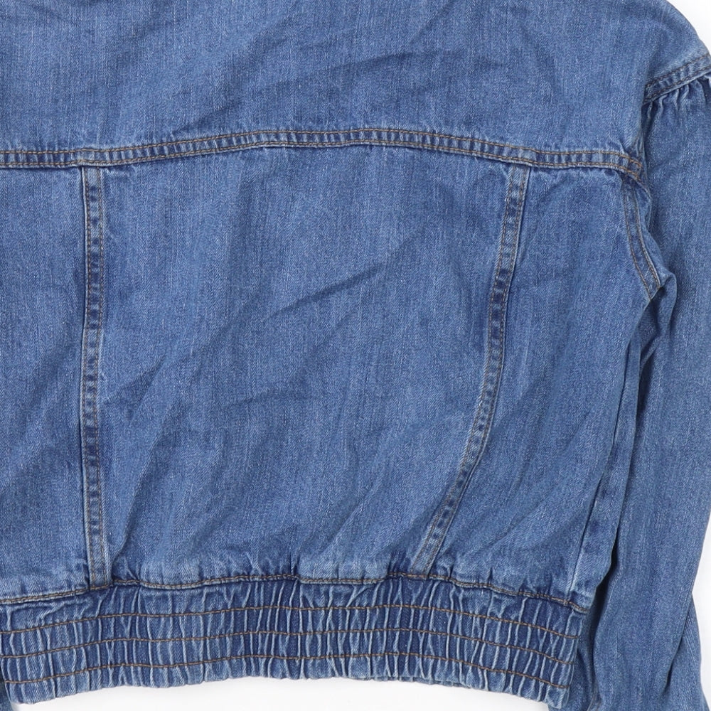 Violet Womens Blue   Jacket  Size 10  Button