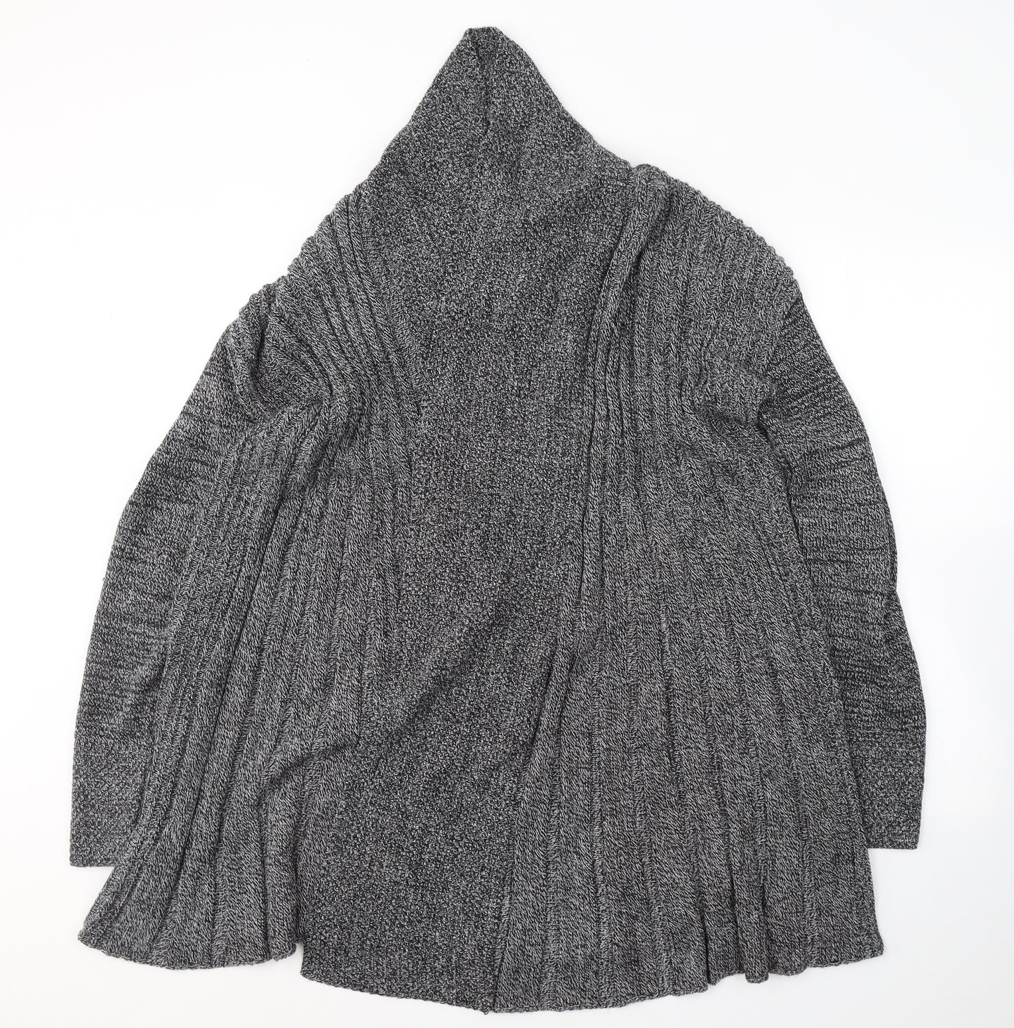 Sky designs Womens Black V-Neck  Acrylic Cardigan Jumper Size M