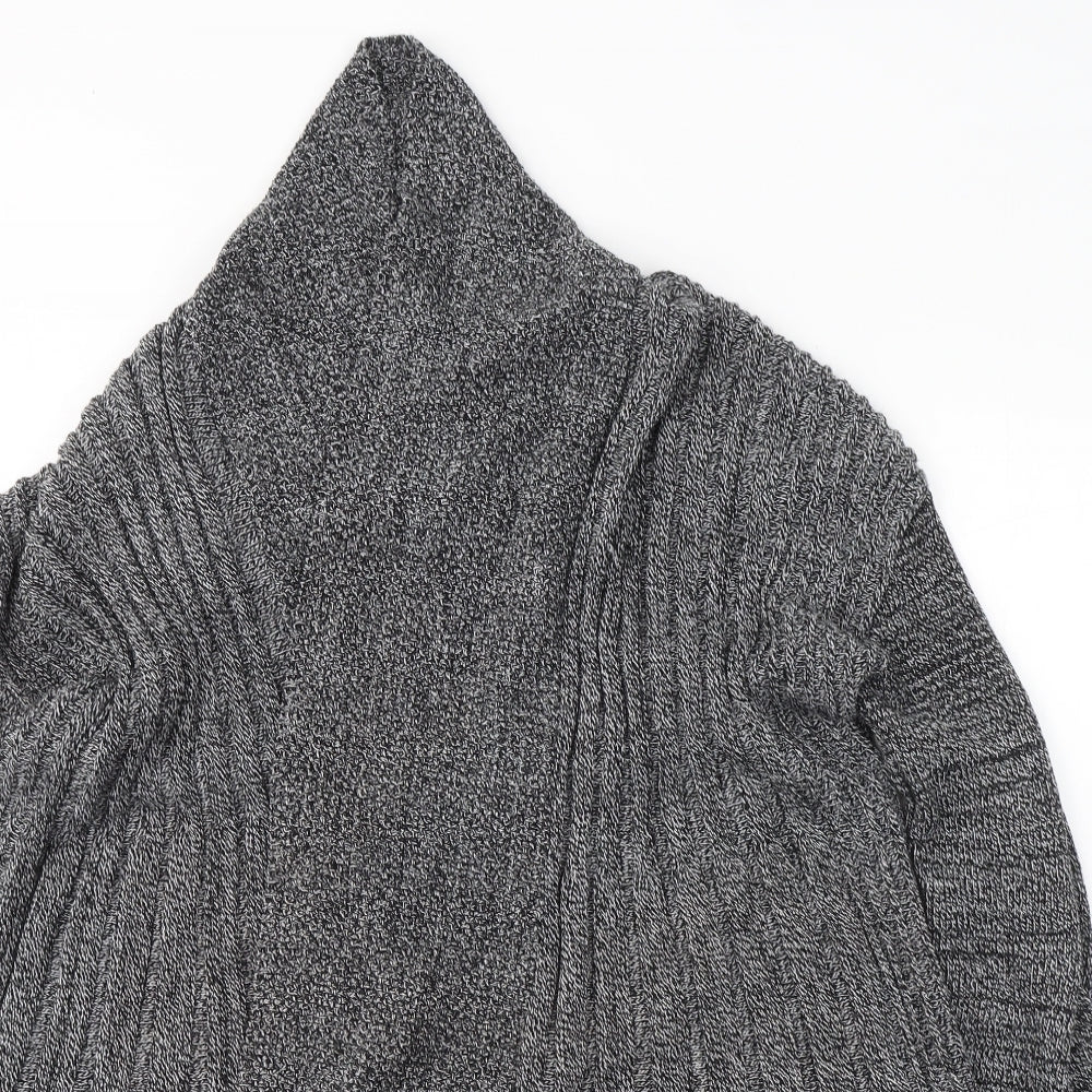 Sky designs Womens Black V-Neck  Acrylic Cardigan Jumper Size M