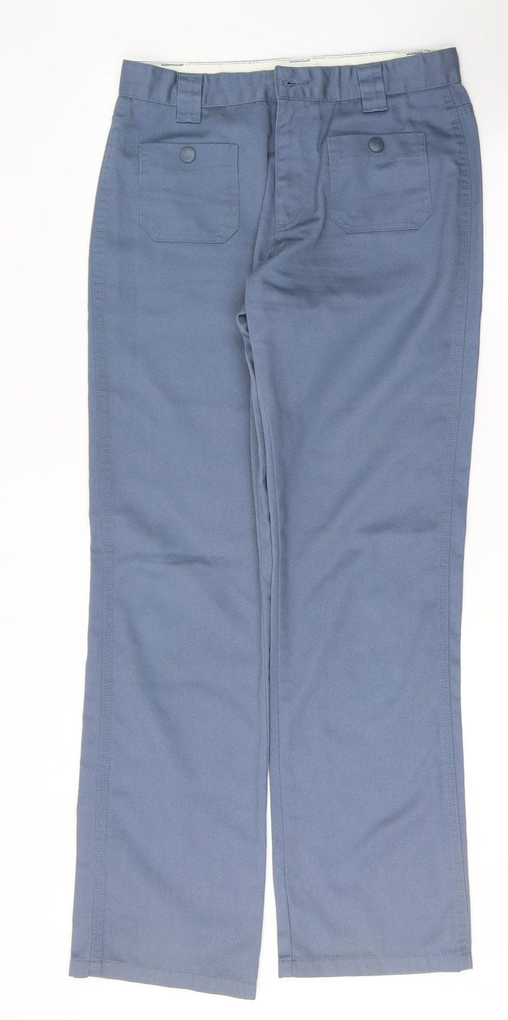Preworn Mens Blue  Polyester Straight Jeans Size 16 L32 in Regular Button