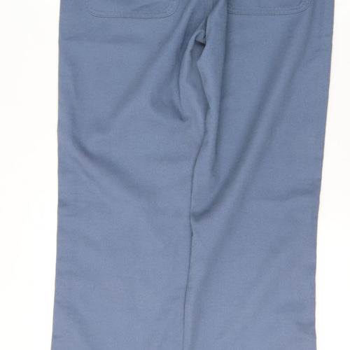 Preworn Mens Blue  Polyester Straight Jeans Size 16 L32 in Regular Button