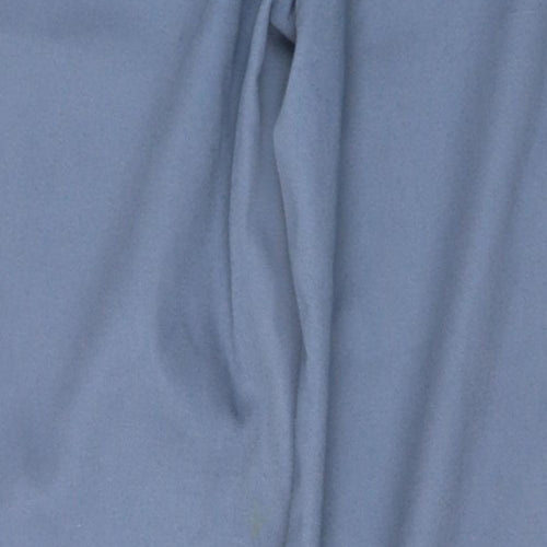 Preworn Mens Blue  Polyester Straight Jeans Size 16 L32 in Regular Button