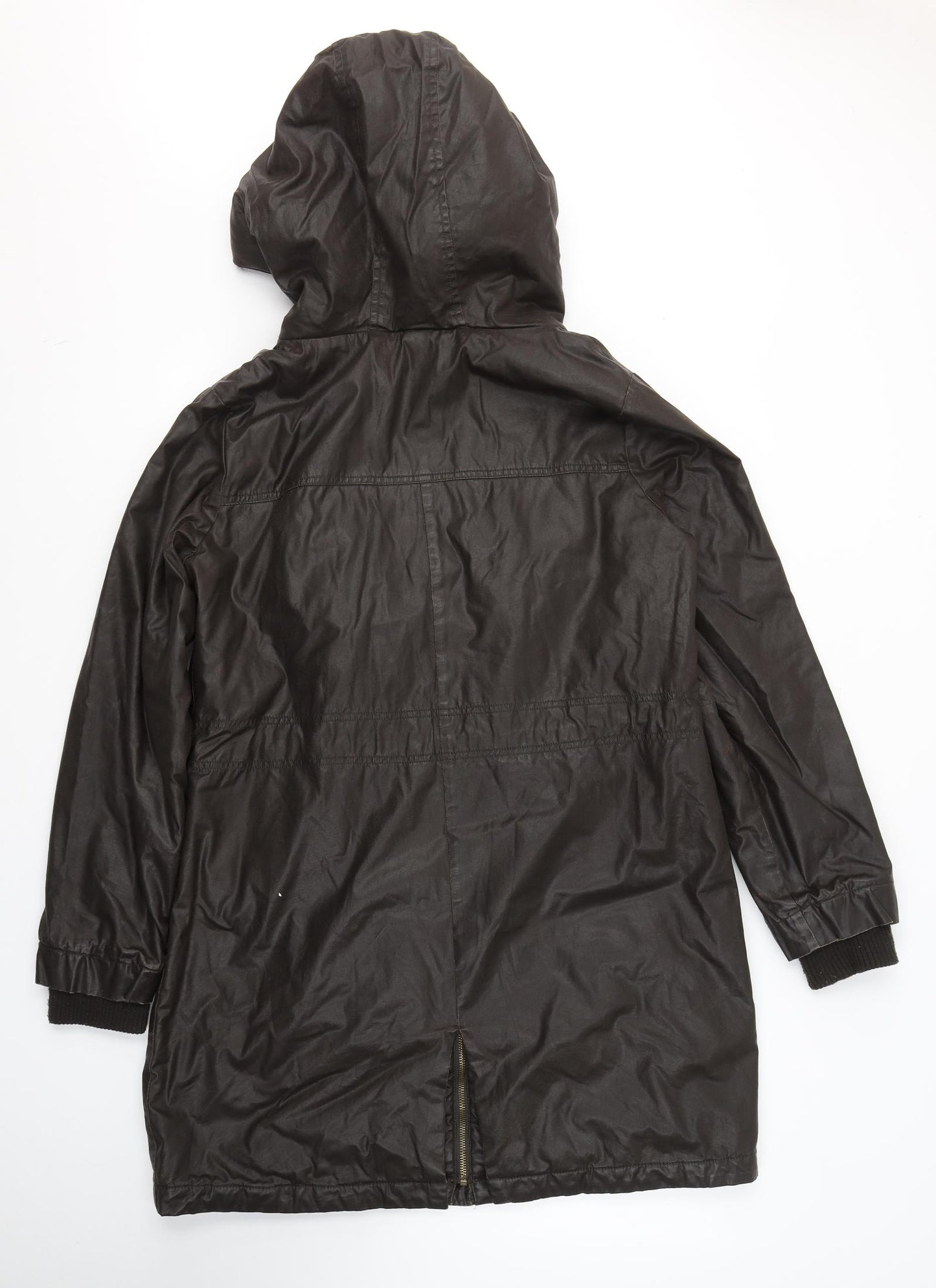 Marks and Spencer Womens Brown   Trench Coat Coat Size 14  Zip