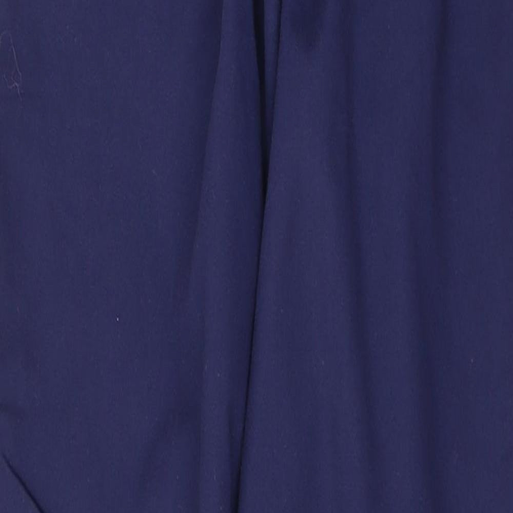 Boyd Cooper Womens Blue  Polyester Trousers  Size 8 L30 in Regular Button