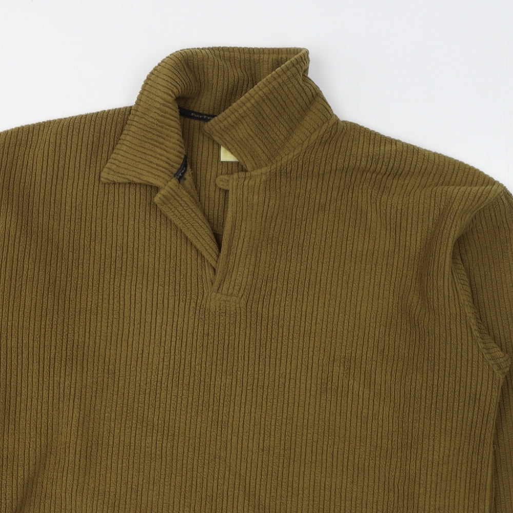 Part Two Mens Green  Polyester Pullover Sweatshirt Size L