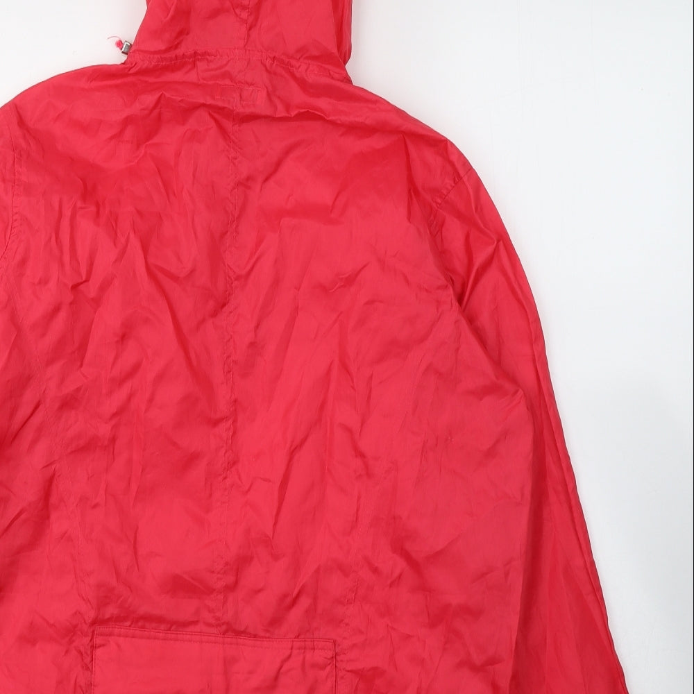 Matalan Womens Pink   Rain Coat Poncho Size M