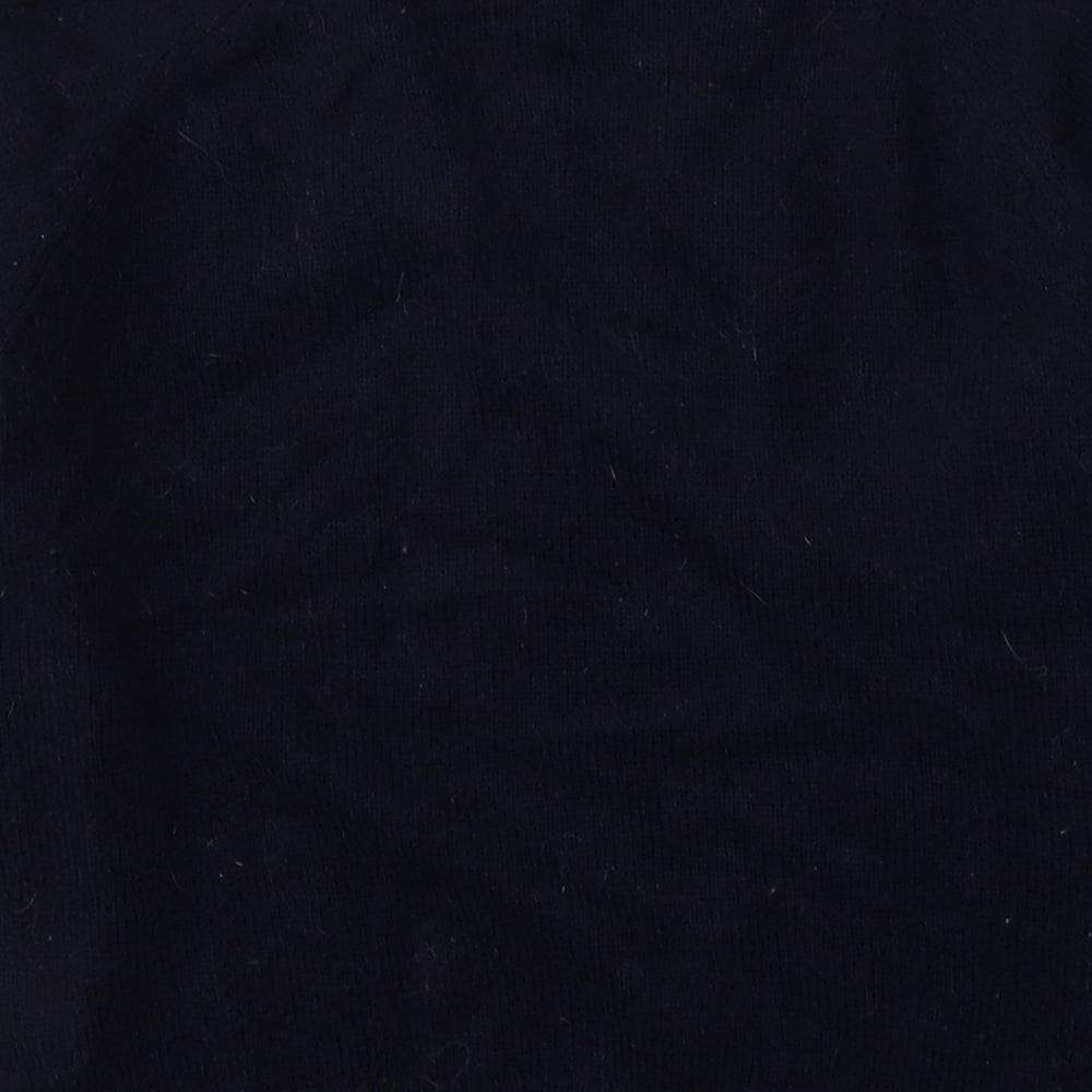 Oliver Bonas Womens Blue Round Neck  Acrylic Pullover Jumper Size 10   - Lobster