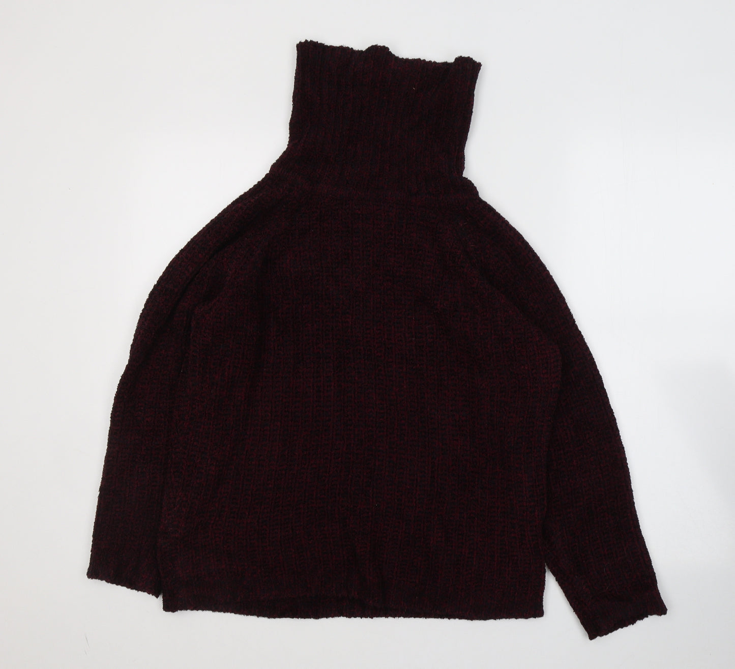 Atmosphere Womens Red Roll Neck  Polyester Pullover Jumper Size 10