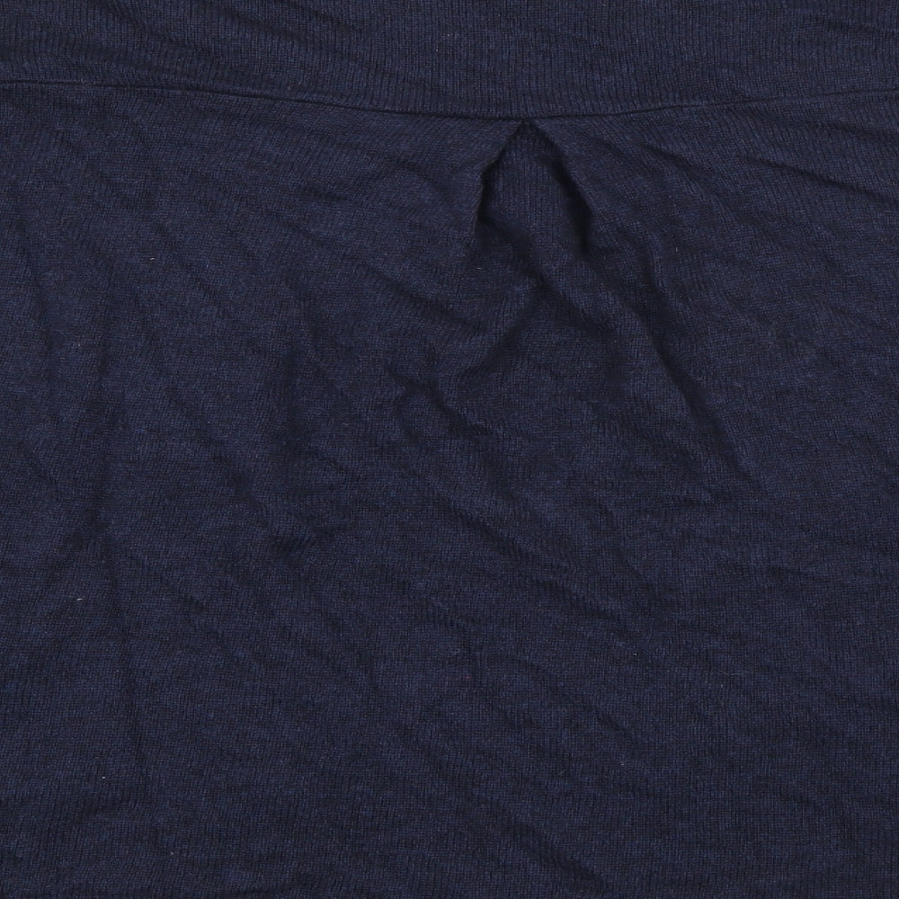 Seasalt Womens Blue V-Neck  Viscose Cardigan Jumper Size 26