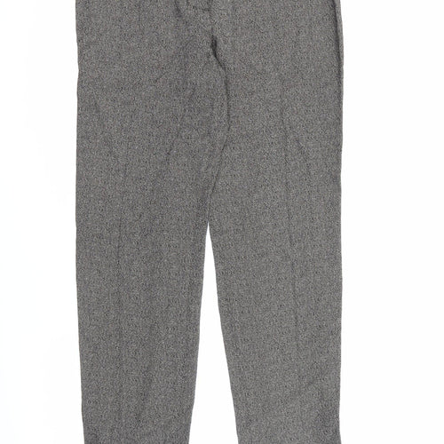 Equivoque Womens Beige  Viscose Trousers  Size 14 L30 in Regular Button