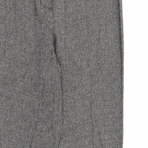 Equivoque Womens Beige  Viscose Trousers  Size 14 L30 in Regular Button