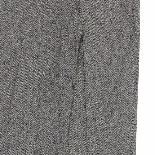 Equivoque Womens Beige  Viscose Trousers  Size 14 L30 in Regular Button