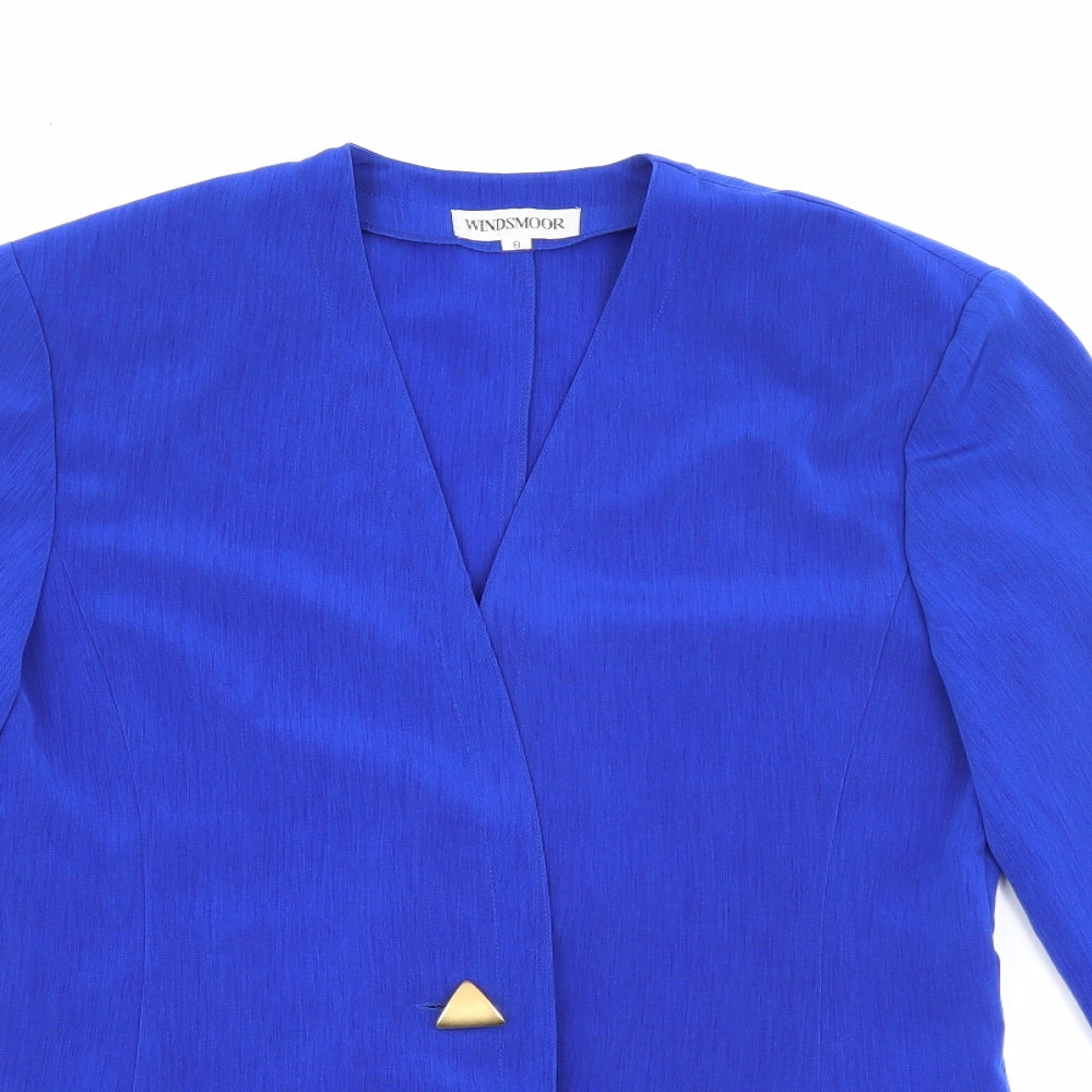 Windsmoor Womens Blue   Jacket  Size 8  Button
