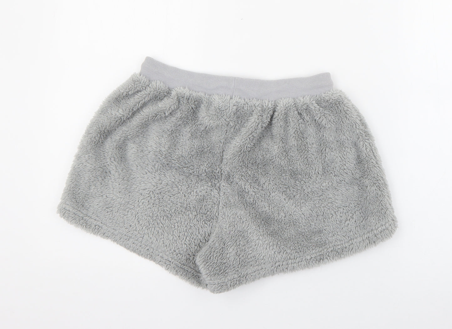 Boohoo Womens Grey Solid Polyester Capri Lounge Pants Size 6