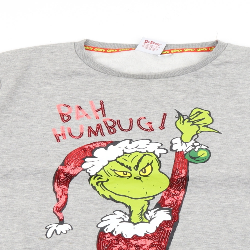 Primark Mens Grey  Polyester Pullover Sweatshirt Size XL