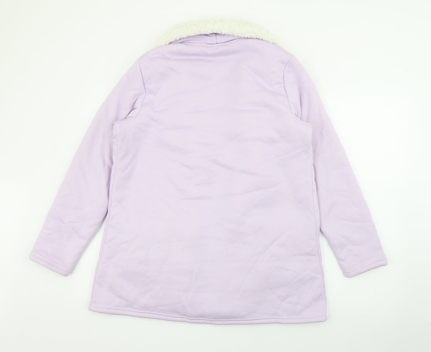 d&co Womens Purple  Polyester Top Robe Size M