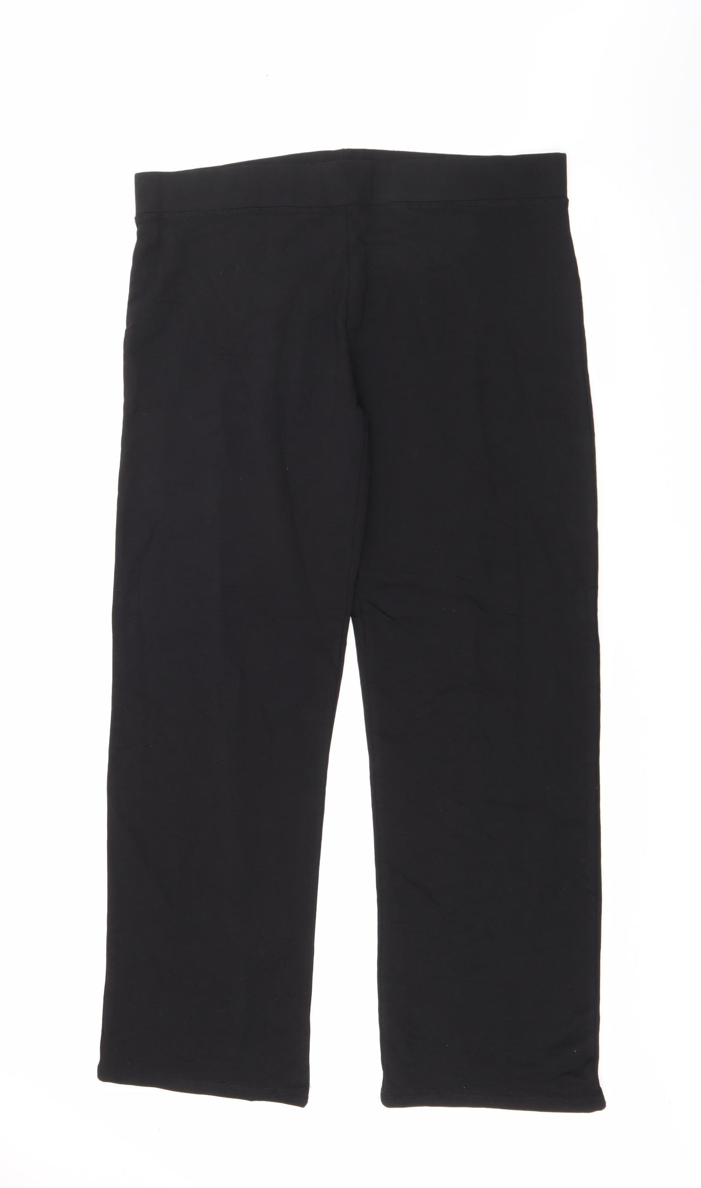 UC Womens Black  Cotton Pedal Pusher Leggings Size 22 L32 in