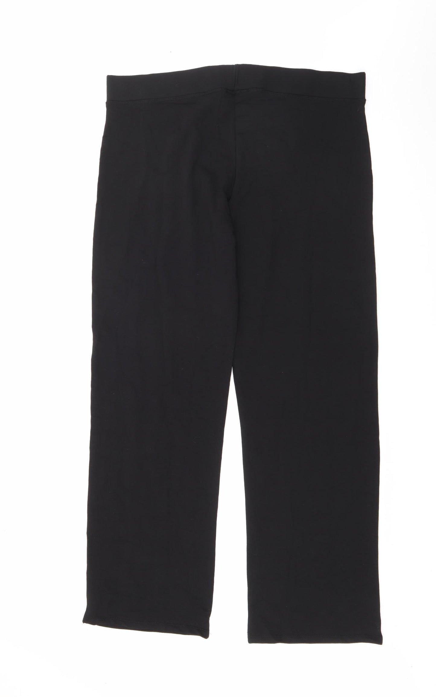 UC Womens Black  Cotton Pedal Pusher Leggings Size 22 L32 in