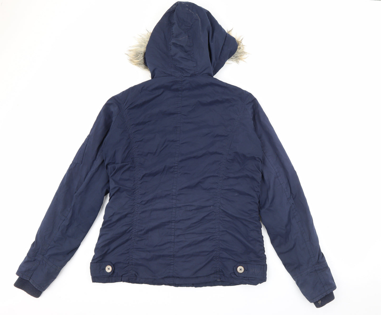 Fat Face Womens Blue   Jacket Coat Size 12  Zip