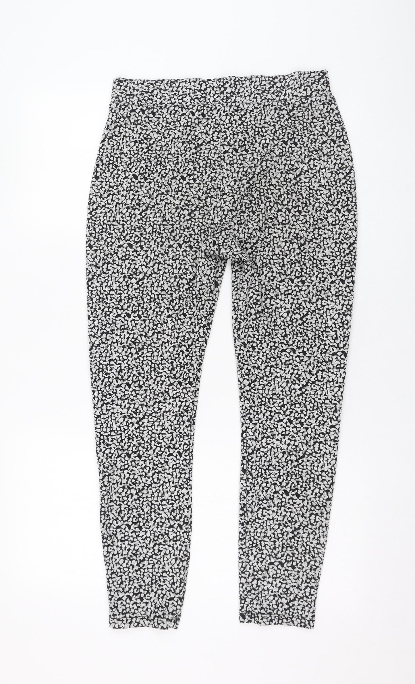 TU Womens Black  Polyester Jogger Leggings Size 12 L25 in