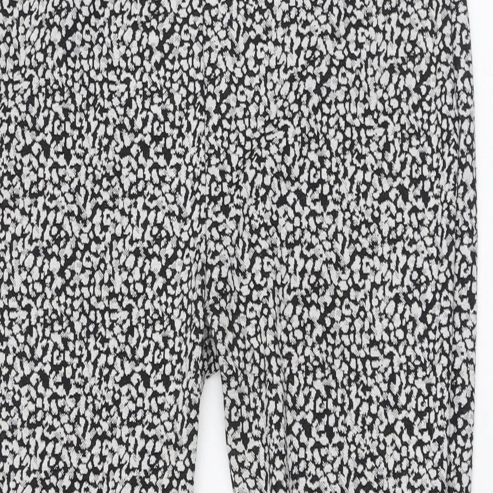 TU Womens Black  Polyester Jogger Leggings Size 12 L25 in