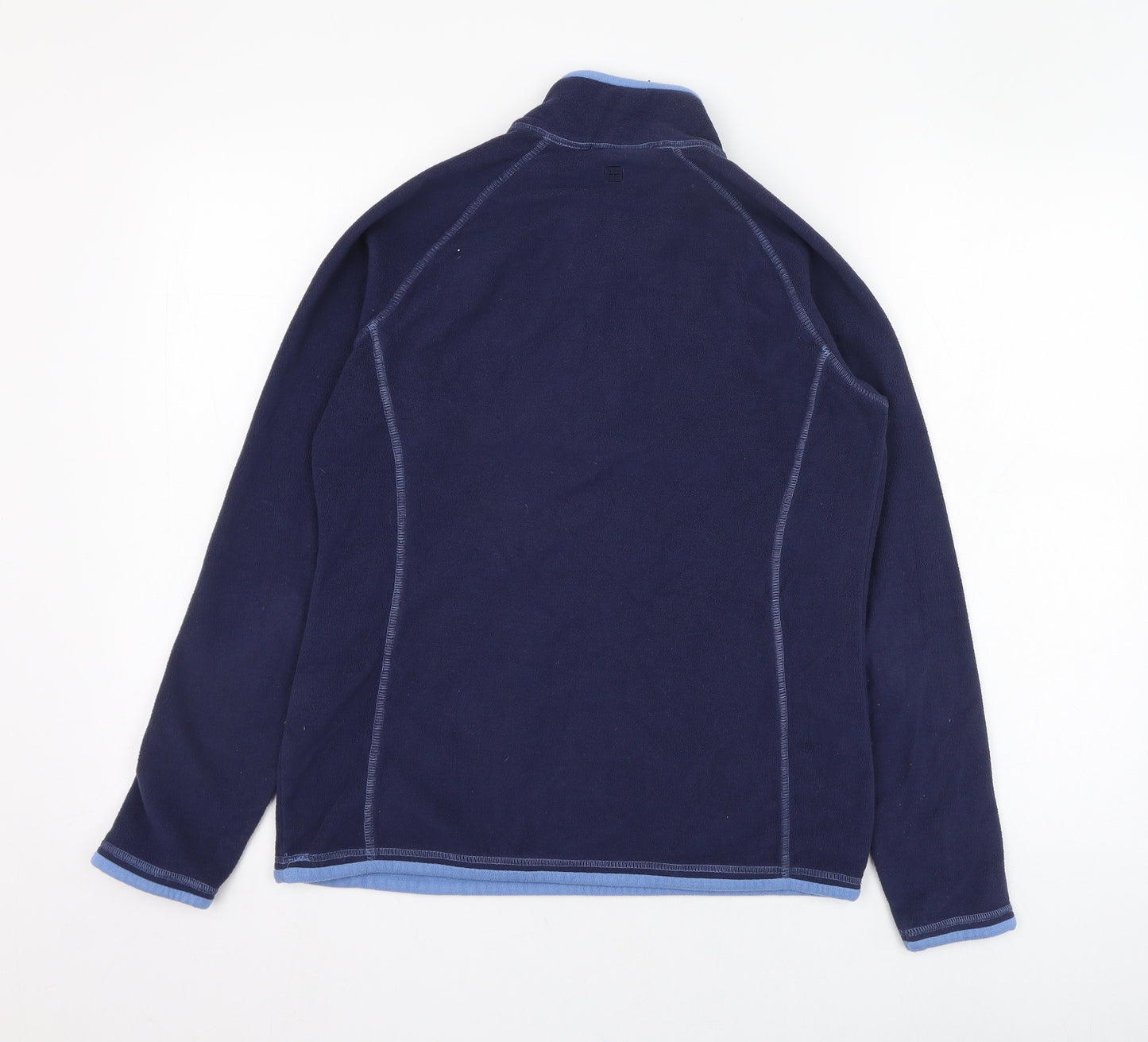 Mountain Warehouse Womens Black  Polyester Full Zip Sweatshirt Size 8  Zip - Fleece