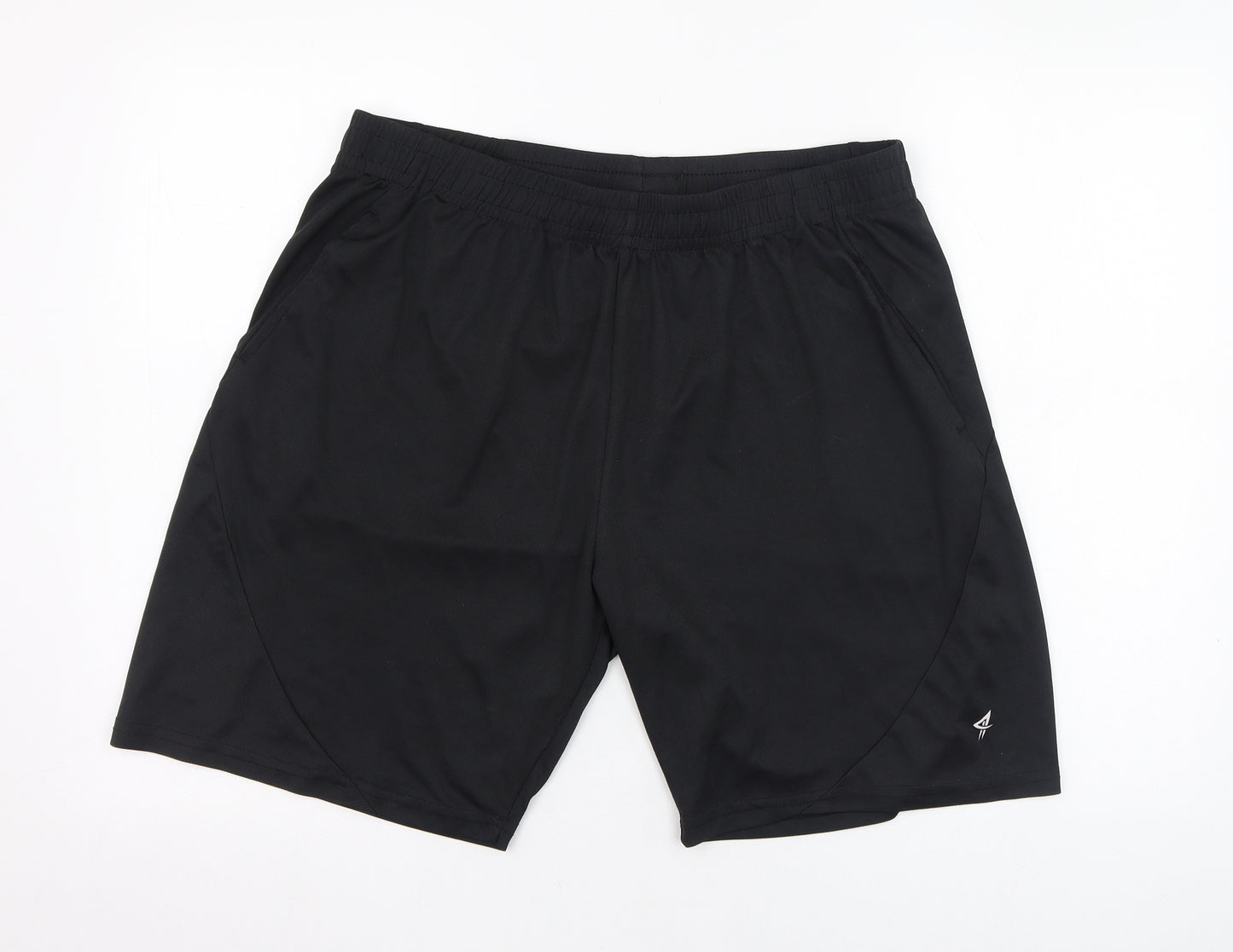 Primark Mens Black  Polyester Sweat Shorts Size XL L8 in Regular