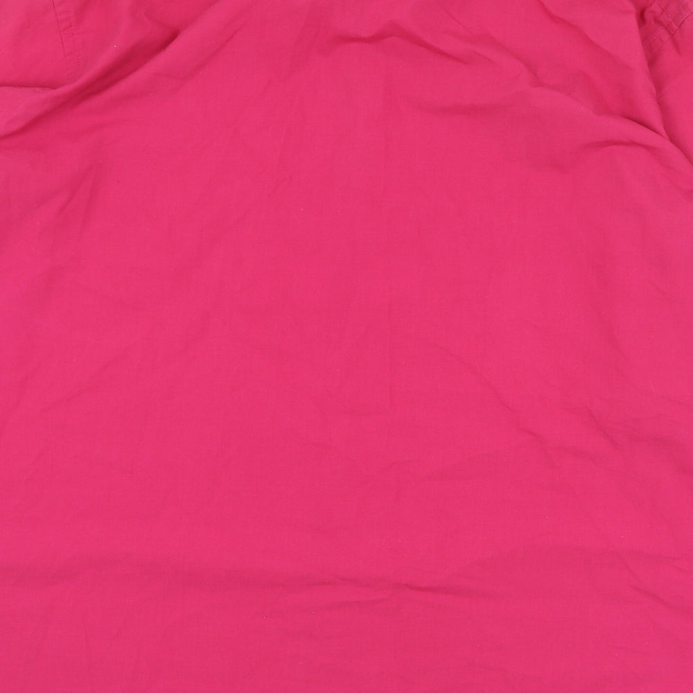 NEXT Mens Pink  Cotton  Dress Shirt Size 17 Collared Button