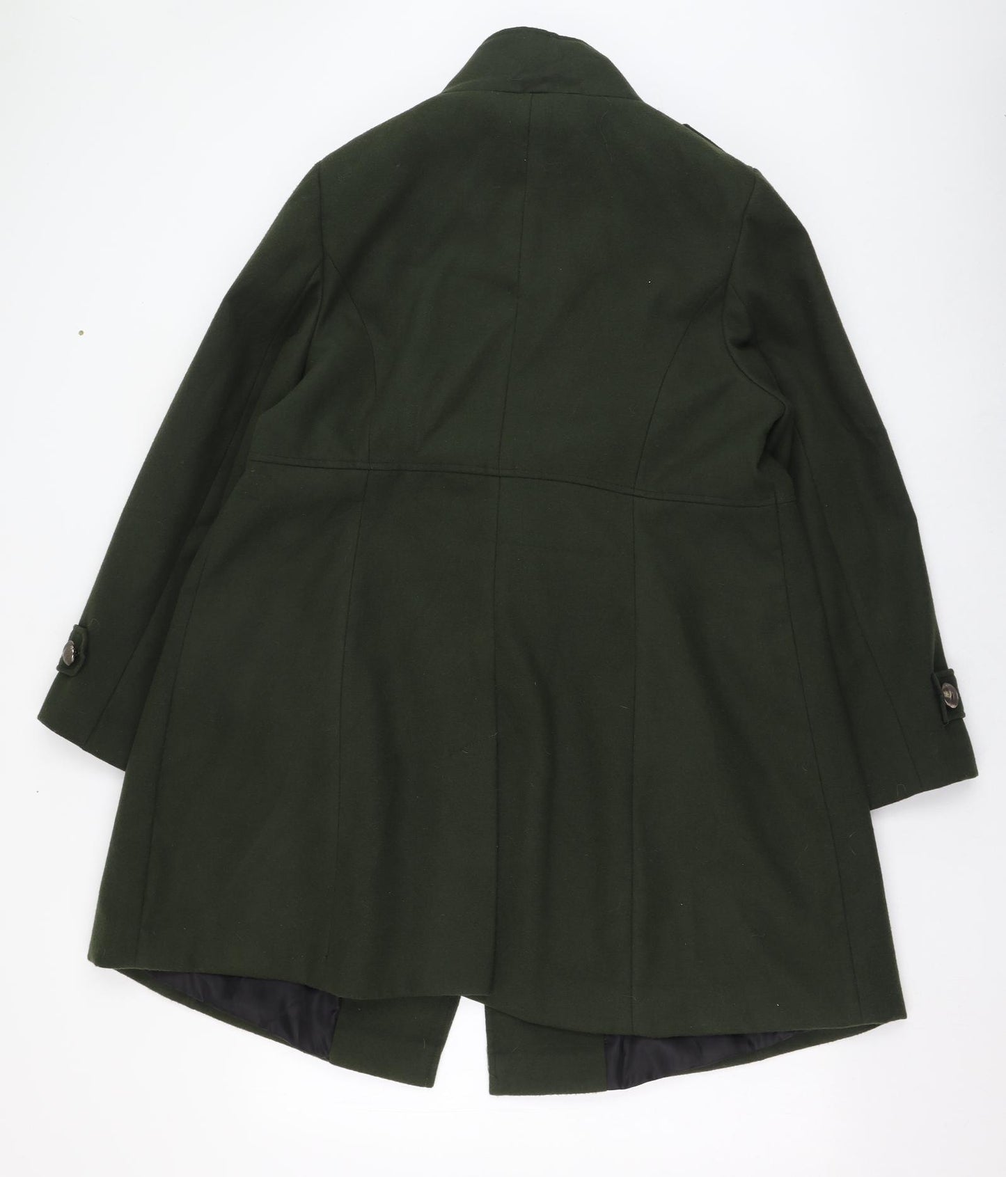George Womens Green   Overcoat Coat Size 22  Button
