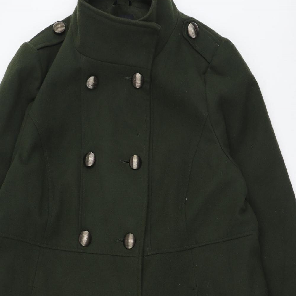 George Womens Green   Overcoat Coat Size 22  Button