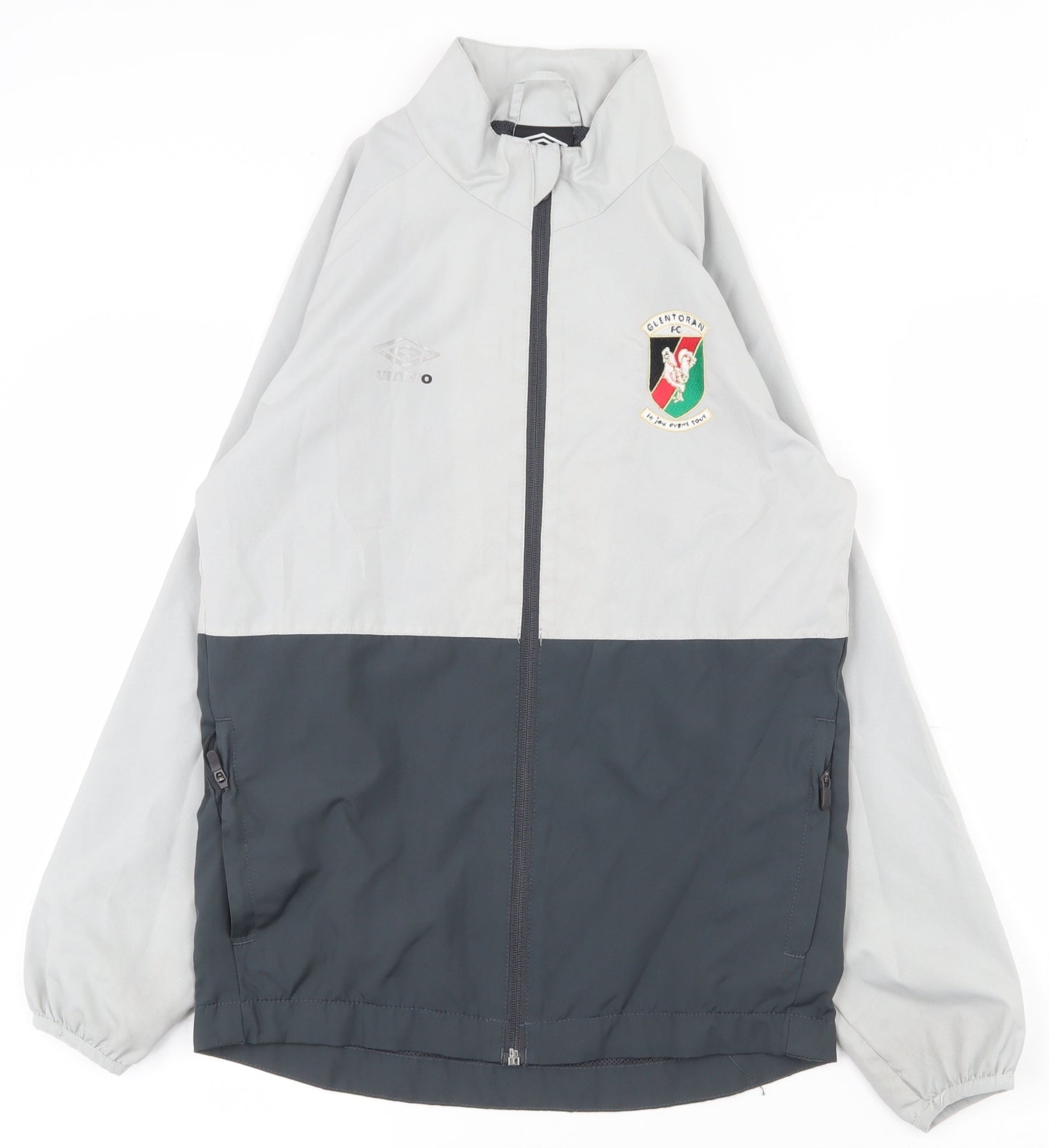 Umbro Boys Grey   Jacket  Size M  Zip